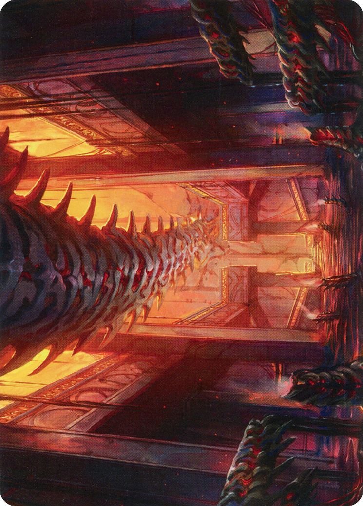 Bloodfell Caves Art Card [March of the Machine Art Series] MTG Single Magic: The Gathering    | Red Claw Gaming