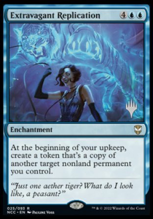 Extravagant Replication (Promo Pack) [Streets of New Capenna Commander Promos] MTG Single Magic: The Gathering    | Red Claw Gaming