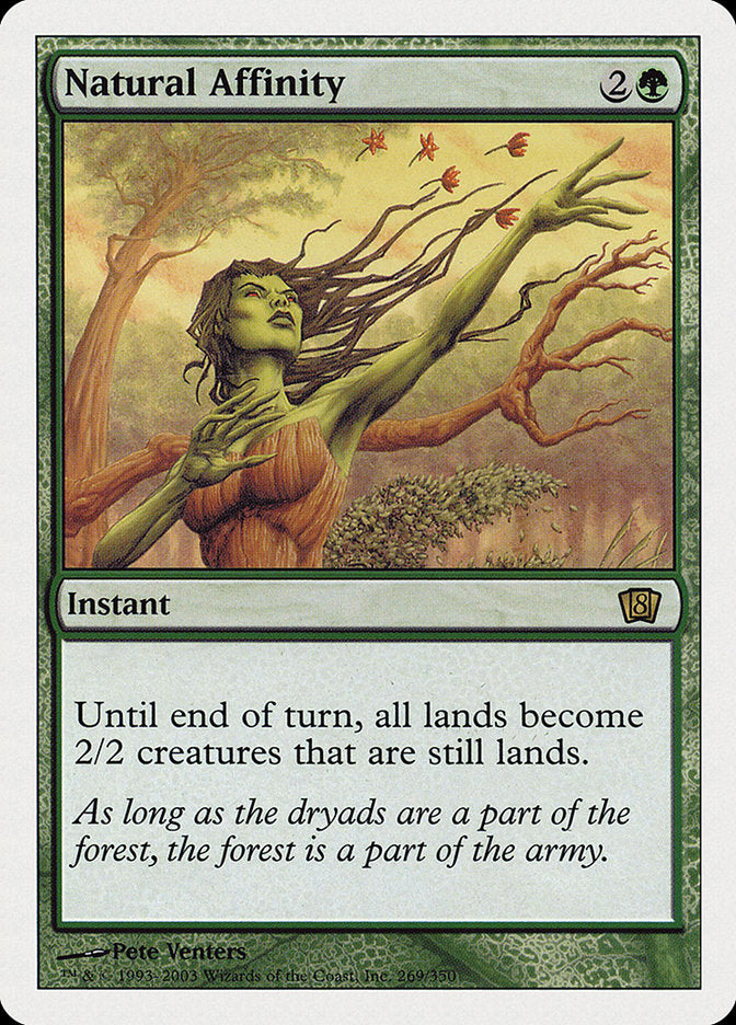 Natural Affinity [Eighth Edition] MTG Single Magic: The Gathering    | Red Claw Gaming