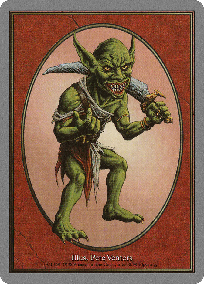 Goblin Token [Unglued Tokens] MTG Single Magic: The Gathering    | Red Claw Gaming