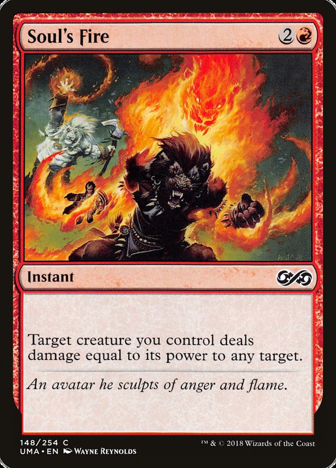 Soul's Fire [Ultimate Masters] MTG Single Magic: The Gathering    | Red Claw Gaming
