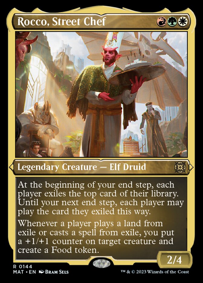 Rocco, Street Chef (Foil Etched) [March of the Machine: The Aftermath] MTG Single Magic: The Gathering    | Red Claw Gaming