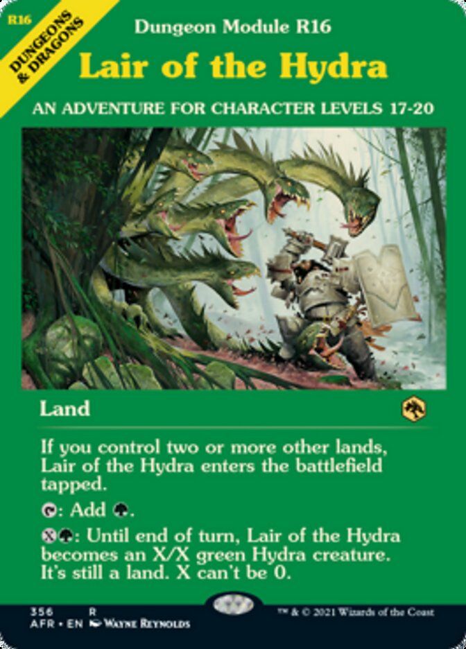 Lair of the Hydra (Dungeon Module) [Dungeons & Dragons: Adventures in the Forgotten Realms] MTG Single Magic: The Gathering    | Red Claw Gaming
