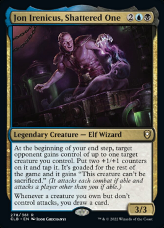 Jon Irenicus, Shattered One [Commander Legends: Battle for Baldur's Gate] MTG Single Magic: The Gathering    | Red Claw Gaming