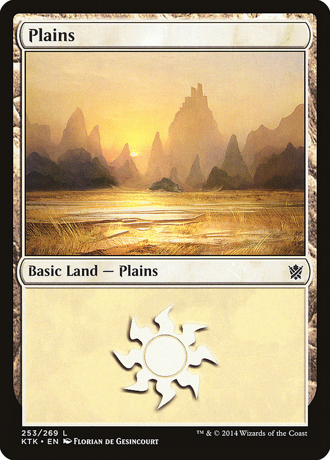 Plains (253) [Khans of Tarkir] MTG Single Magic: The Gathering    | Red Claw Gaming