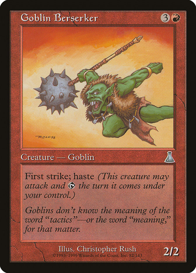 Goblin Berserker [Urza's Destiny] MTG Single Magic: The Gathering    | Red Claw Gaming