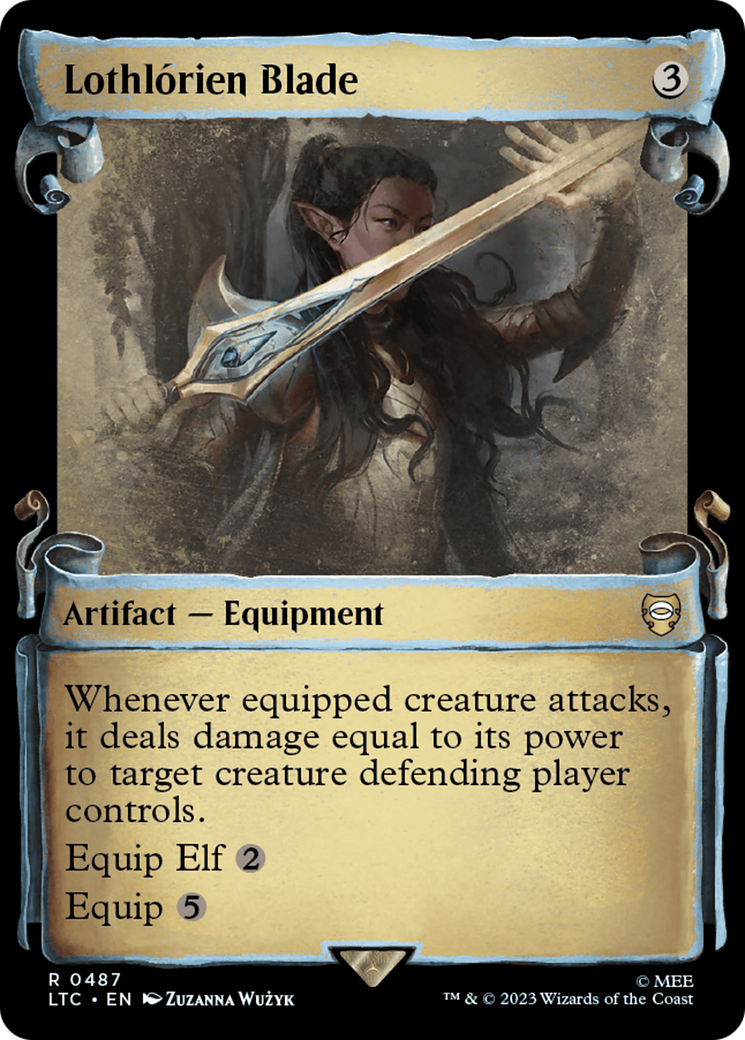 Lothlorien Blade [The Lord of the Rings: Tales of Middle-Earth Commander Showcase Scrolls] MTG Single Magic: The Gathering    | Red Claw Gaming