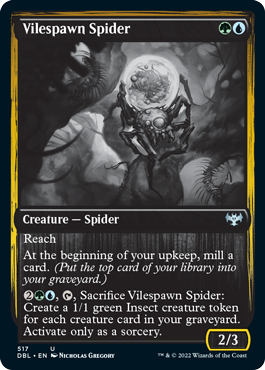 Vilespawn Spider [Innistrad: Double Feature] MTG Single Magic: The Gathering    | Red Claw Gaming