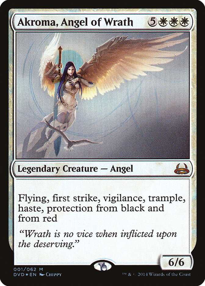 Akroma, Angel of Wrath (Divine vs. Demonic) [Duel Decks Anthology] MTG Single Magic: The Gathering    | Red Claw Gaming