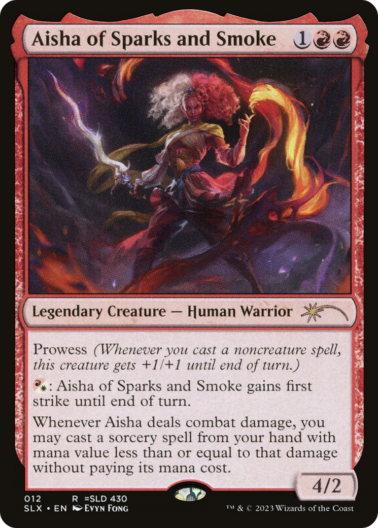 Aisha of Sparks and Smoke [Secret Lair: Universes Within] MTG Single Magic: The Gathering    | Red Claw Gaming
