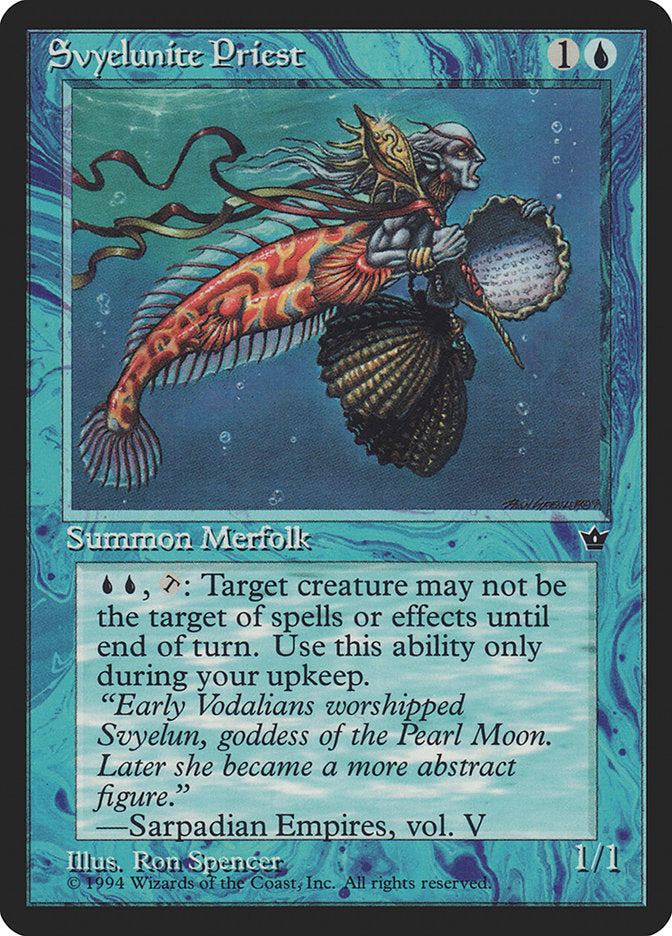 Svyelunite Priest [Fallen Empires] MTG Single Magic: The Gathering    | Red Claw Gaming