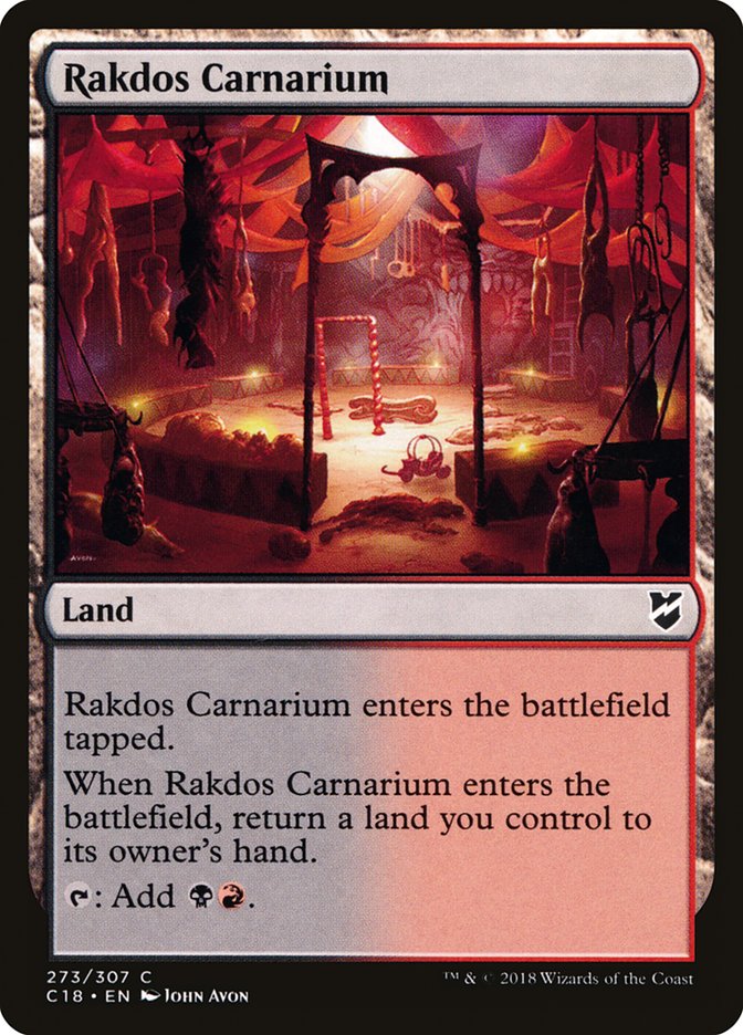 Rakdos Carnarium [Commander 2018] MTG Single Magic: The Gathering    | Red Claw Gaming