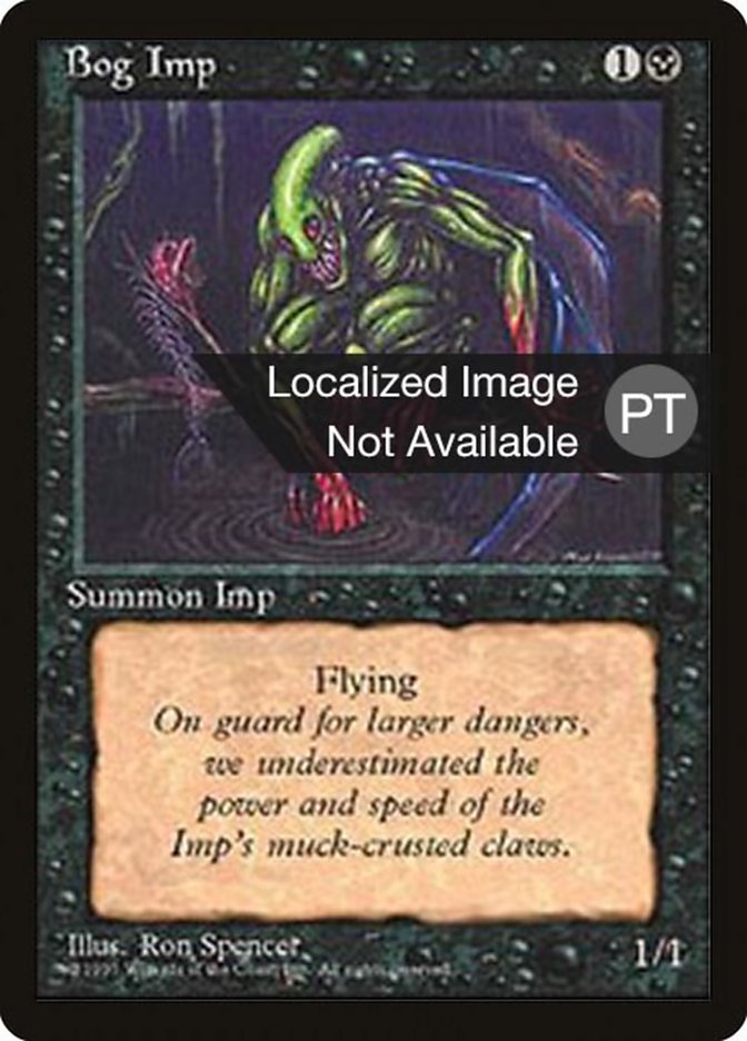 Bog Imp [Fourth Edition (Foreign Black Border)] MTG Single Magic: The Gathering    | Red Claw Gaming