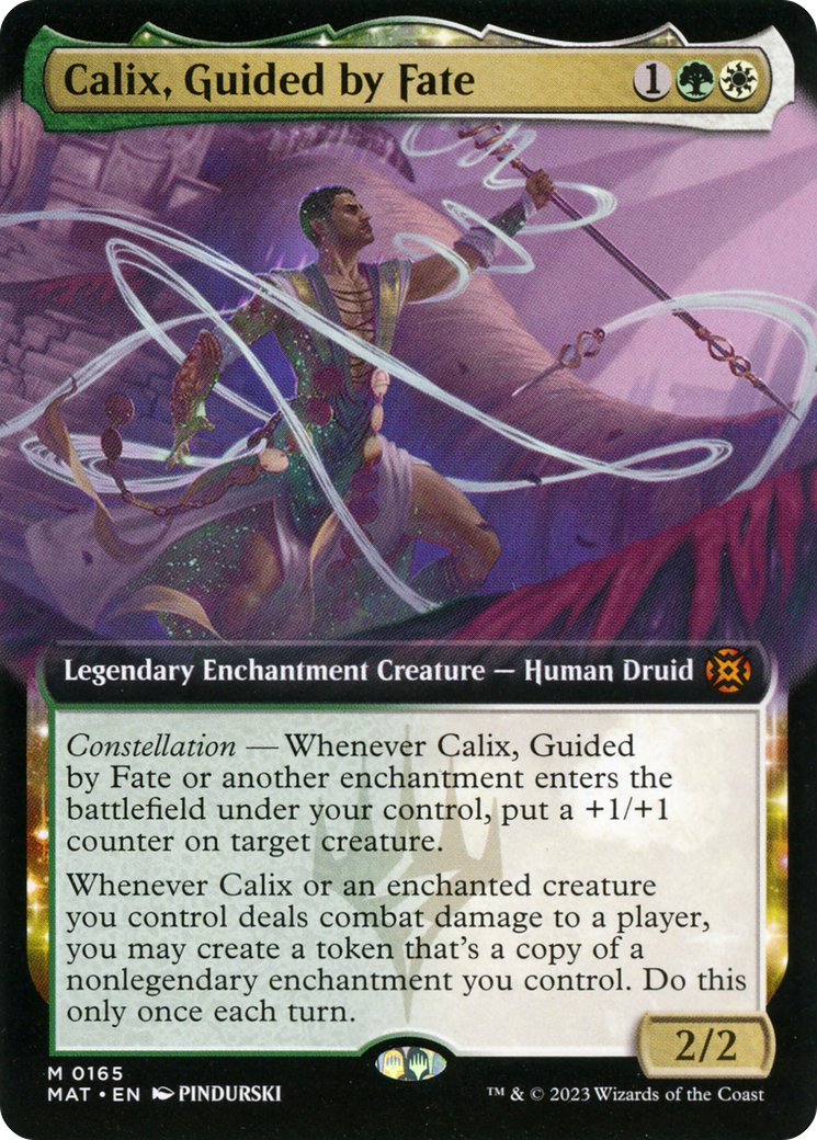 Calix, Guided by Fate (Extended Art) [March of the Machine: The Aftermath] MTG Single Magic: The Gathering    | Red Claw Gaming