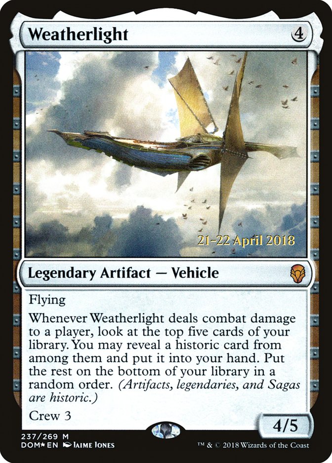 Weatherlight [Dominaria Prerelease Promos] MTG Single Magic: The Gathering    | Red Claw Gaming