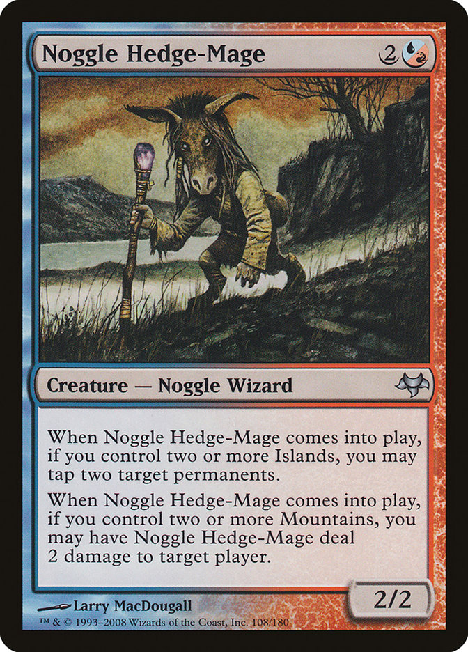 Noggle Hedge-Mage [Eventide] MTG Single Magic: The Gathering    | Red Claw Gaming