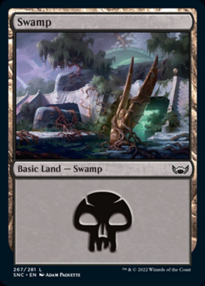 Swamp (267) [Streets of New Capenna] MTG Single Magic: The Gathering    | Red Claw Gaming