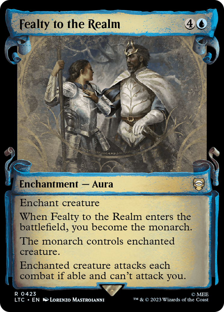 Fealty to the Realm [The Lord of the Rings: Tales of Middle-Earth Commander Showcase Scrolls] MTG Single Magic: The Gathering    | Red Claw Gaming