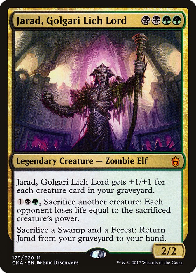 Jarad, Golgari Lich Lord [Commander Anthology] MTG Single Magic: The Gathering    | Red Claw Gaming