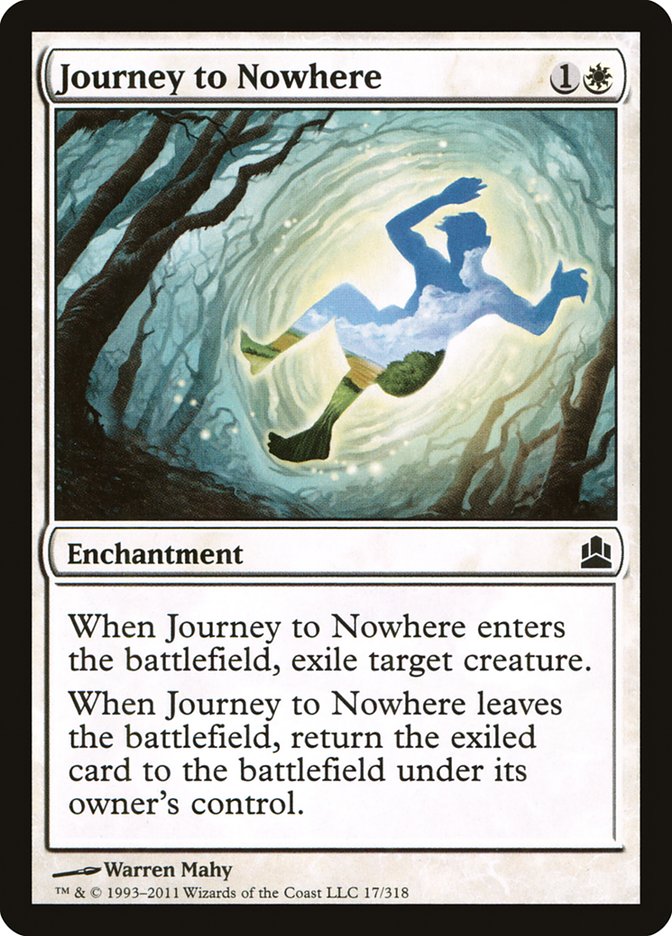 Journey to Nowhere [Commander 2011] MTG Single Magic: The Gathering    | Red Claw Gaming