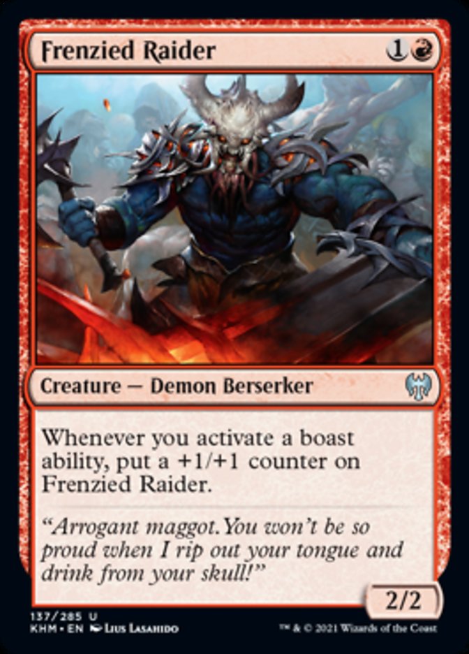 Frenzied Raider [Kaldheim] MTG Single Magic: The Gathering    | Red Claw Gaming
