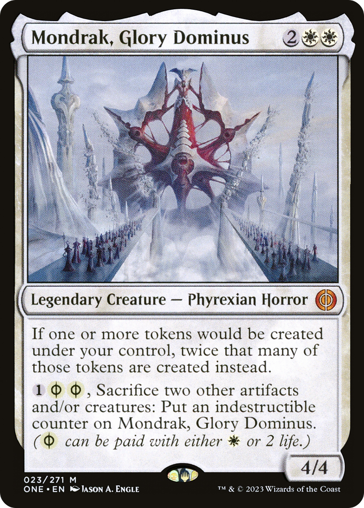 Mondrak, Glory Dominus [Phyrexia: All Will Be One] MTG Single Magic: The Gathering    | Red Claw Gaming