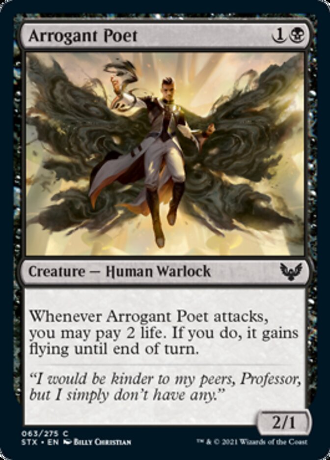 Arrogant Poet [Strixhaven: School of Mages] MTG Single Magic: The Gathering    | Red Claw Gaming