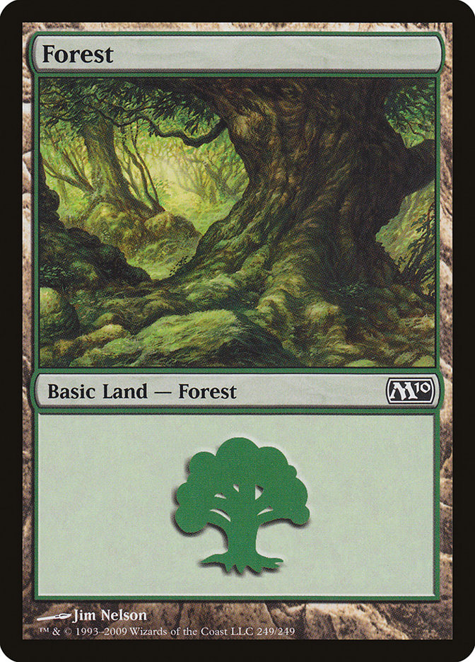 Forest (249) [Magic 2010] MTG Single Magic: The Gathering    | Red Claw Gaming