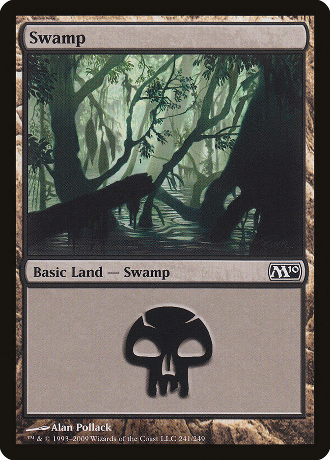 Swamp (241) [Magic 2010] MTG Single Magic: The Gathering    | Red Claw Gaming