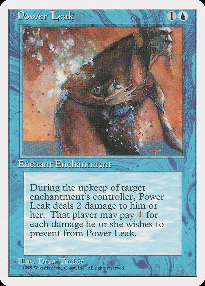 Power Leak [Fourth Edition] MTG Single Magic: The Gathering    | Red Claw Gaming