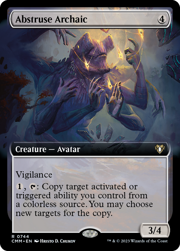 Abstruse Archaic (Extended Art) [Commander Masters] MTG Single Magic: The Gathering    | Red Claw Gaming