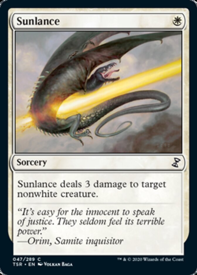 Sunlance [Time Spiral Remastered] MTG Single Magic: The Gathering    | Red Claw Gaming