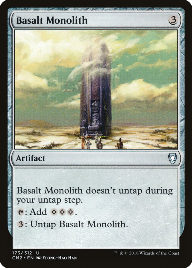 Basalt Monolith [Commander Anthology Volume II] MTG Single Magic: The Gathering    | Red Claw Gaming