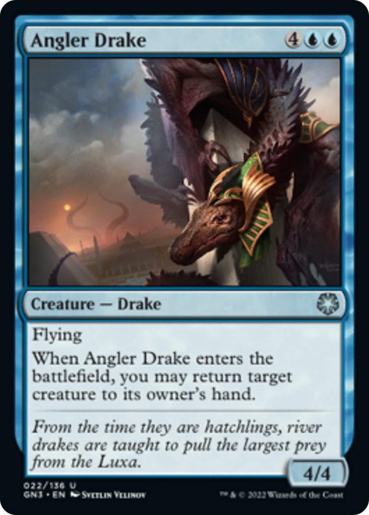 Angler Drake [Game Night: Free-for-All] MTG Single Magic: The Gathering    | Red Claw Gaming