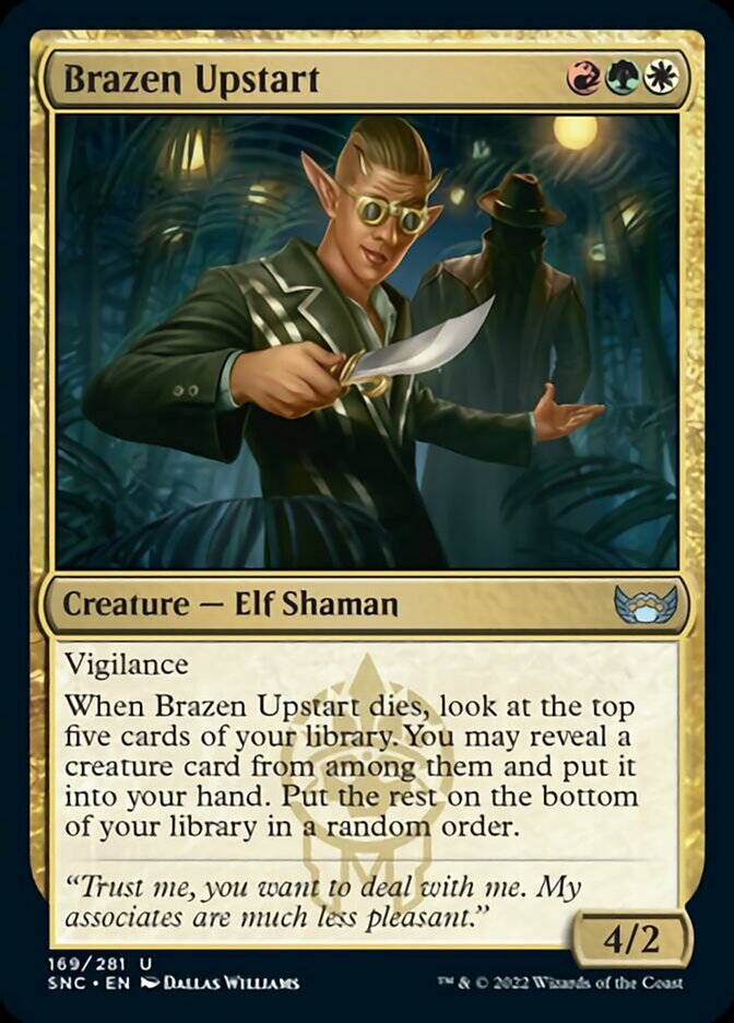 Brazen Upstart [Streets of New Capenna] MTG Single Magic: The Gathering    | Red Claw Gaming