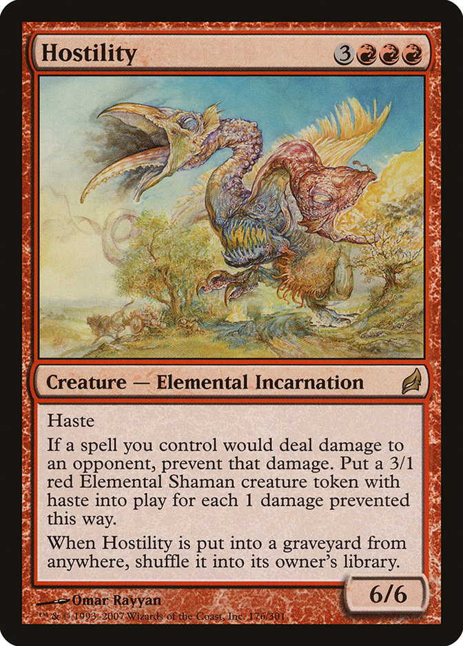 Hostility [Lorwyn] MTG Single Magic: The Gathering    | Red Claw Gaming