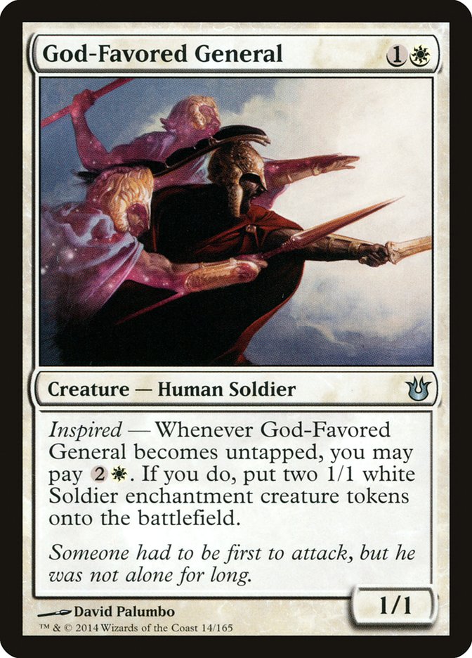 God-Favored General [Born of the Gods] MTG Single Magic: The Gathering    | Red Claw Gaming