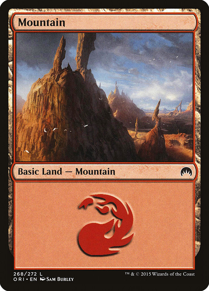 Mountain (268) [Magic Origins] MTG Single Magic: The Gathering    | Red Claw Gaming