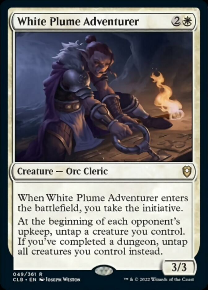 White Plume Adventurer [Commander Legends: Battle for Baldur's Gate] MTG Single Magic: The Gathering    | Red Claw Gaming