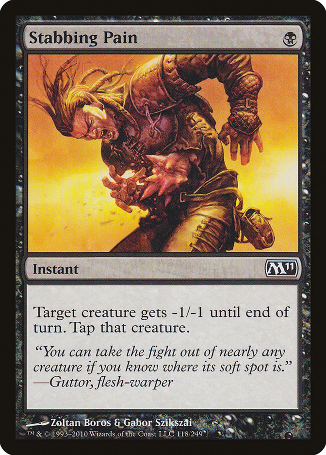 Stabbing Pain [Magic 2011] MTG Single Magic: The Gathering    | Red Claw Gaming