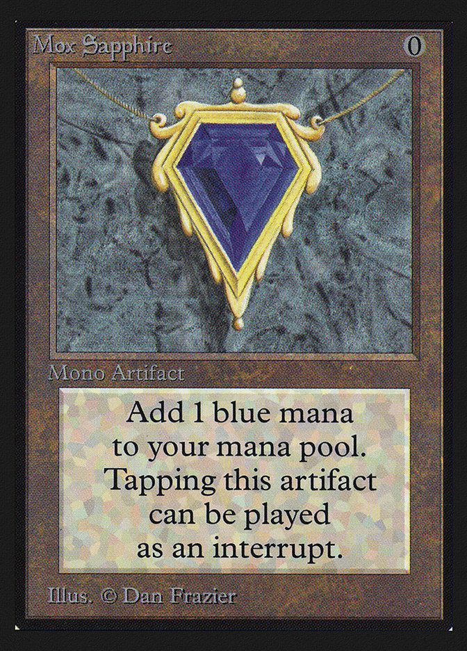 Mox Sapphire [International Collectors' Edition] MTG Single Magic: The Gathering    | Red Claw Gaming