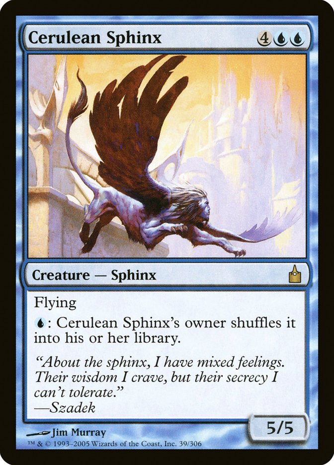 Cerulean Sphinx [Ravnica: City of Guilds] MTG Single Magic: The Gathering    | Red Claw Gaming