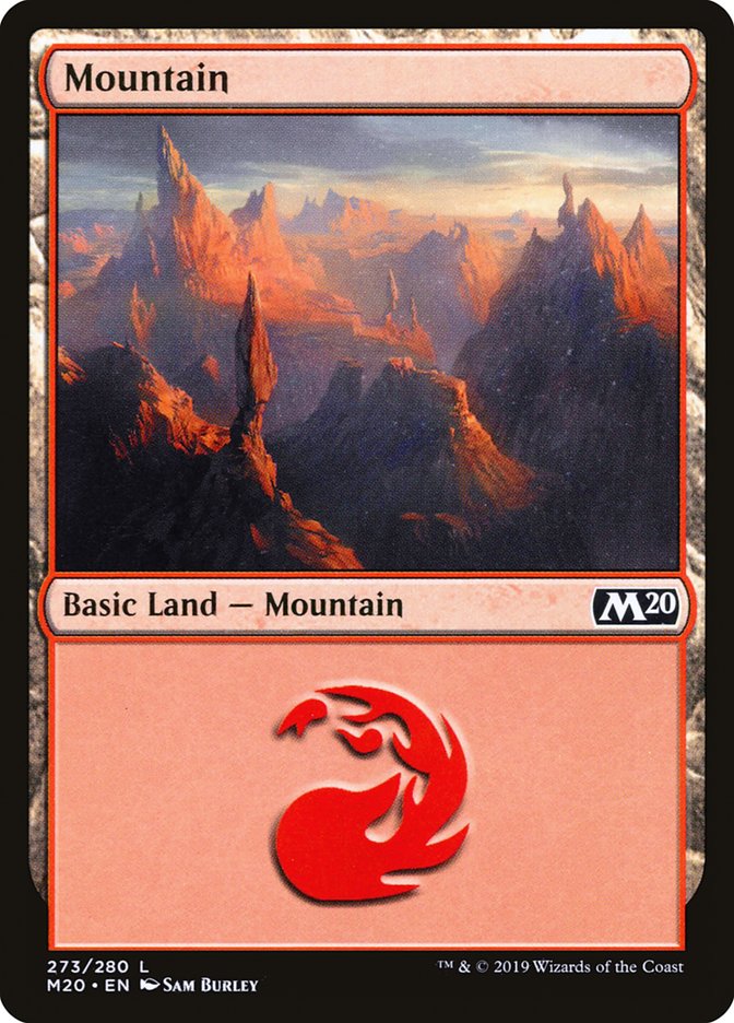 Mountain (273) [Core Set 2020] MTG Single Magic: The Gathering    | Red Claw Gaming