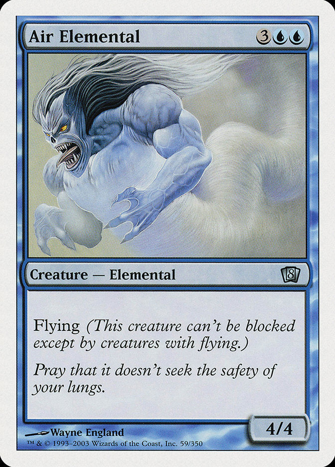 Air Elemental [Eighth Edition] MTG Single Magic: The Gathering    | Red Claw Gaming