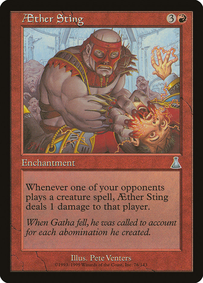 Aether Sting [Urza's Destiny] MTG Single Magic: The Gathering    | Red Claw Gaming