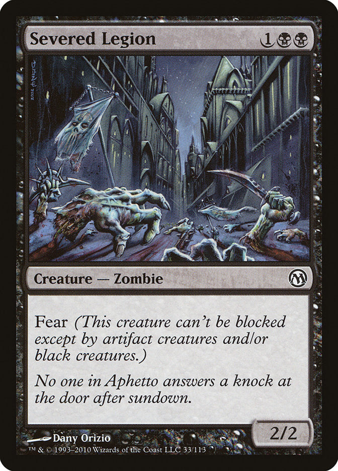 Severed Legion [Duels of the Planeswalkers] MTG Single Magic: The Gathering    | Red Claw Gaming