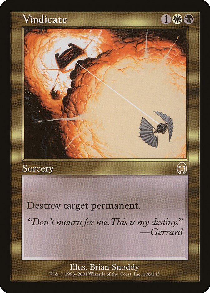 Vindicate [Apocalypse] MTG Single Magic: The Gathering    | Red Claw Gaming