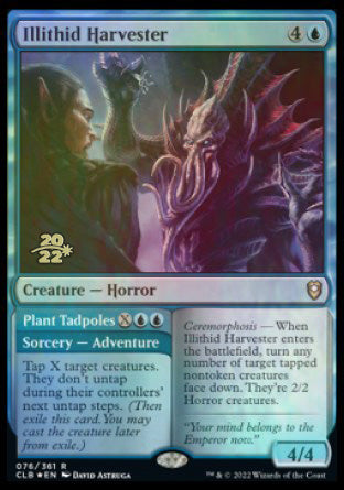 Illithid Harvester // Plant Tadpoles [Commander Legends: Battle for Baldur's Gate Prerelease Promos] MTG Single Magic: The Gathering    | Red Claw Gaming