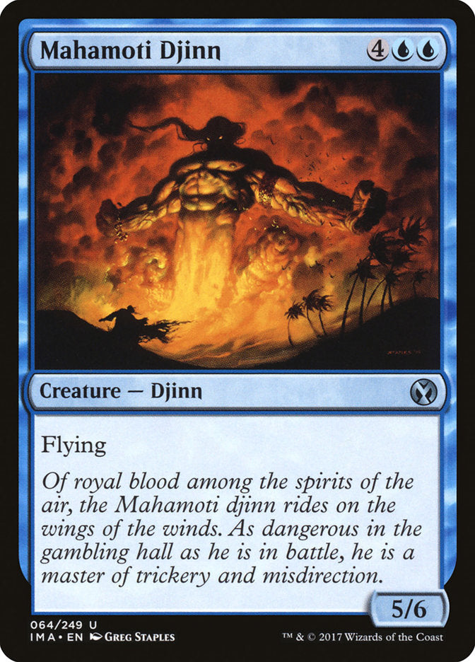 Mahamoti Djinn [Iconic Masters] MTG Single Magic: The Gathering    | Red Claw Gaming