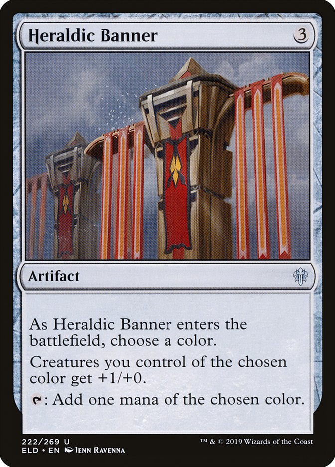Heraldic Banner [Throne of Eldraine] MTG Single Magic: The Gathering    | Red Claw Gaming